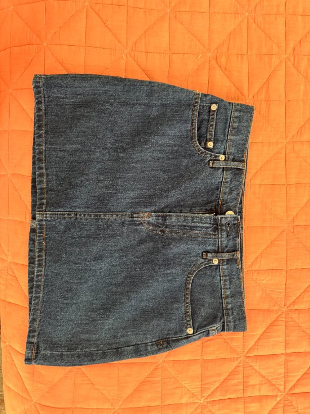 Gap Denim Mini Skirt Women's Size 4 Blue 100% Cotton Y2K Classic Jean Skirt